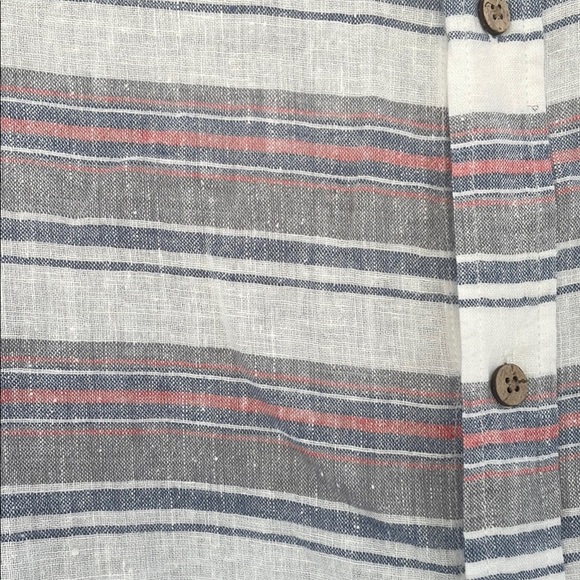 Rails Carson Casual Button Down Linen Shirt Large - Picture 6 of 17